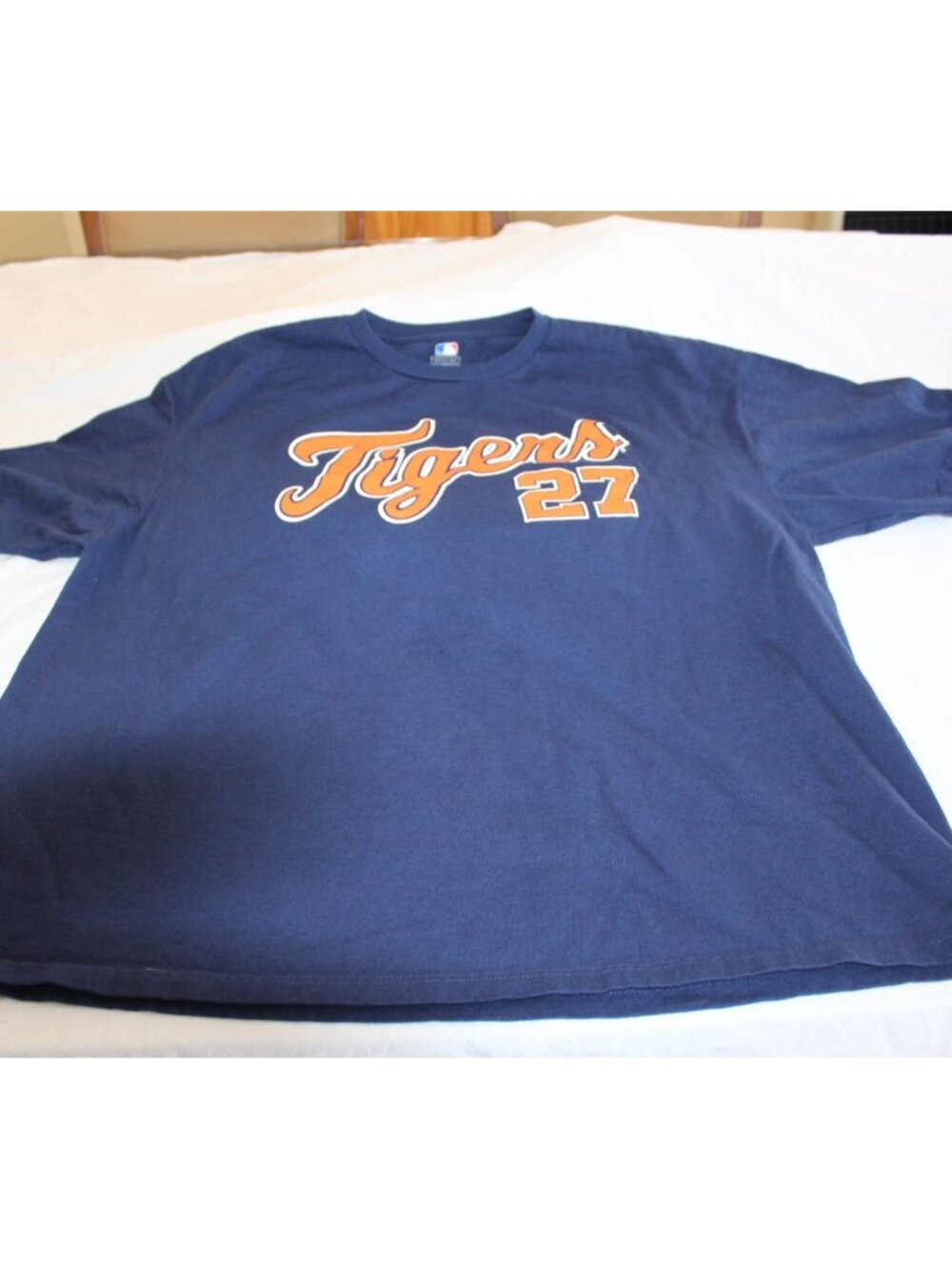 T-Shirt Detroit Tigers #27 Peralta MLB Blue Size 2XL Vintage Collectible